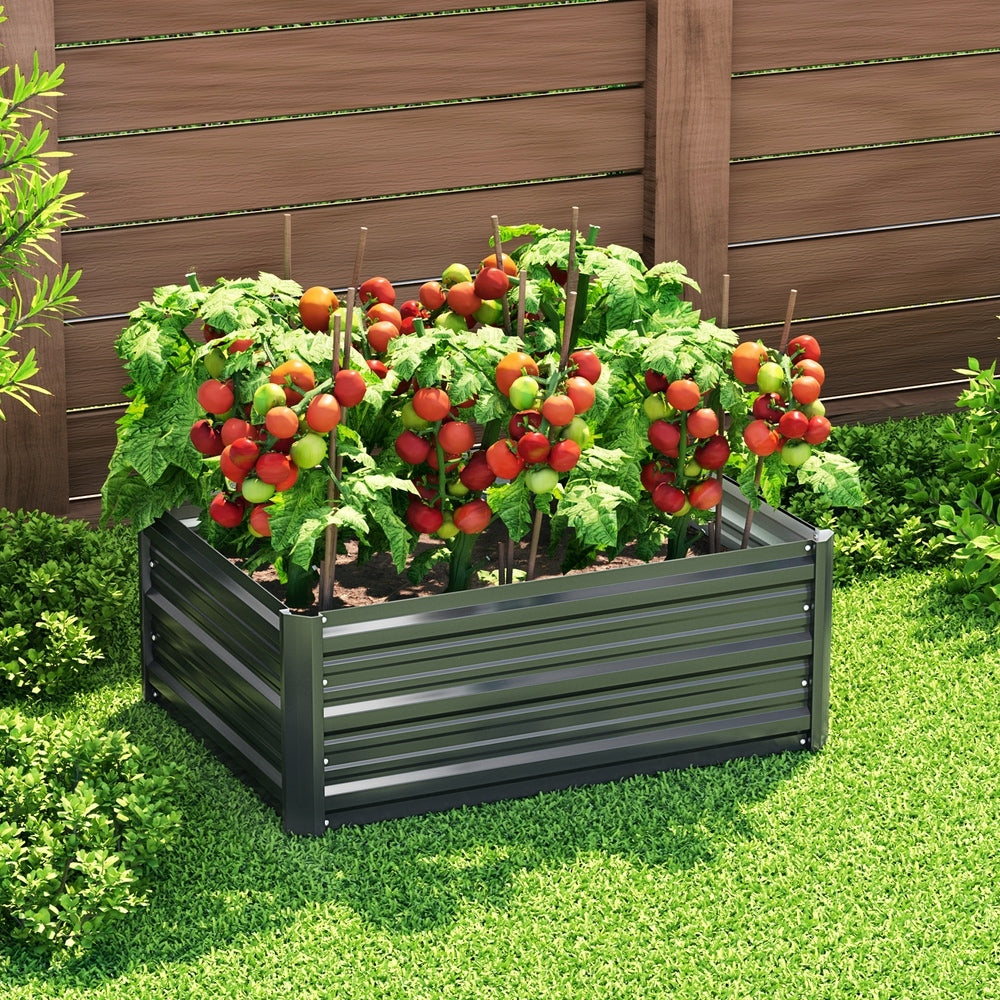 Galvanised Raised Bed — 80 × 60cm
