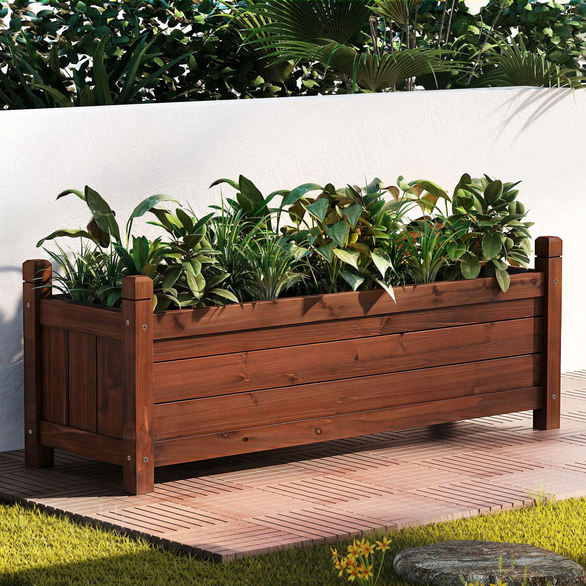 Raised Herb & Salad Planter — 90cm, on legs